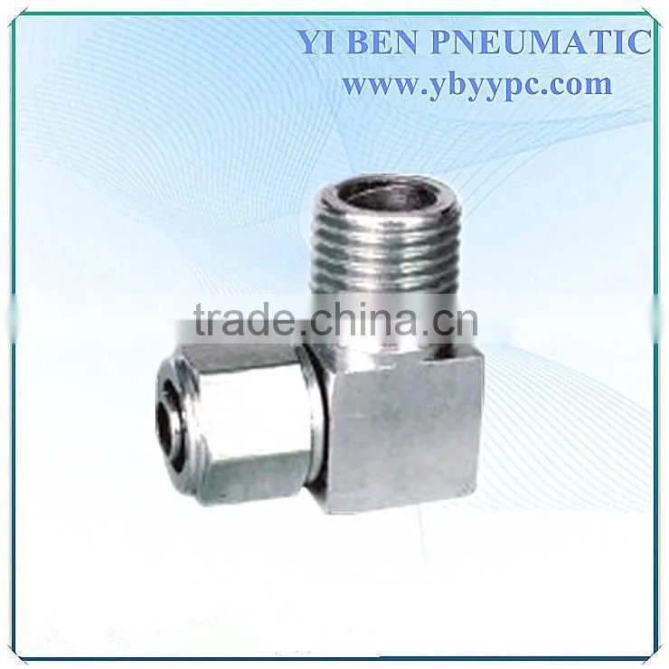pneumatic fitting Copper type pipe union male ferrule elbow fitting