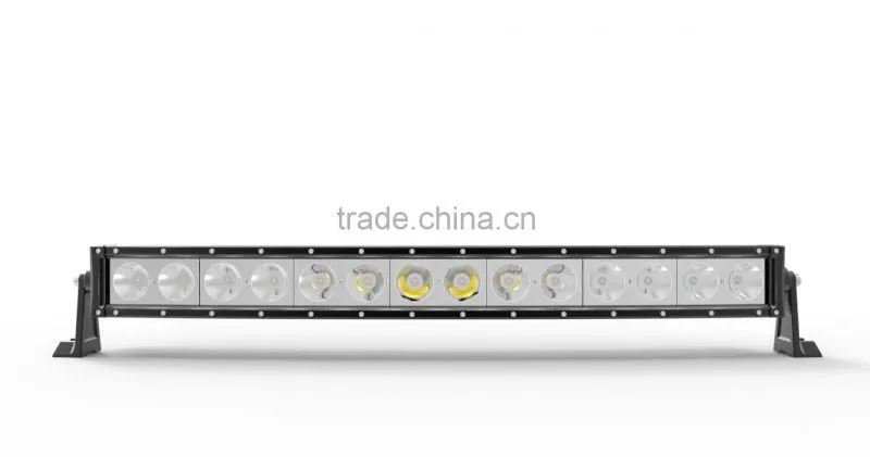 High qualityl! 140W curved offroad led light bar CE,RoHS, E-mark certificate single row light bar