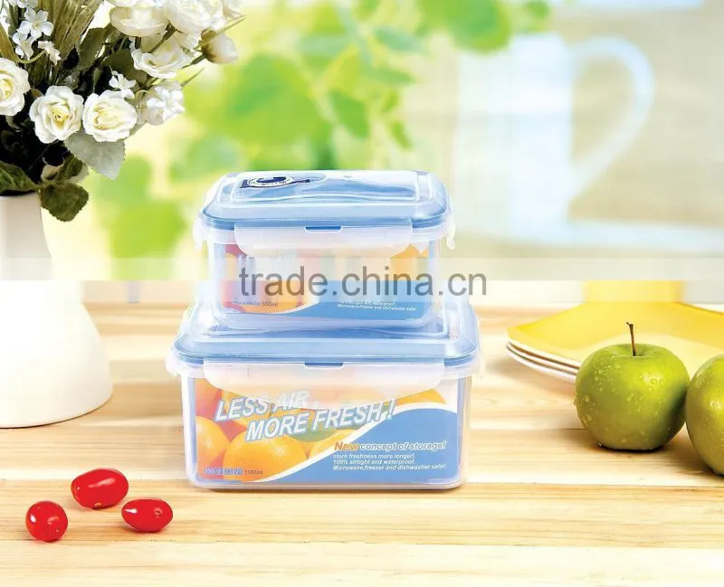 chinese silicone lock airtight plastic food container