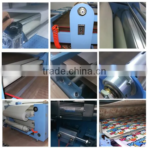 roll to roll heat transfer machine rotary heat transfer machine