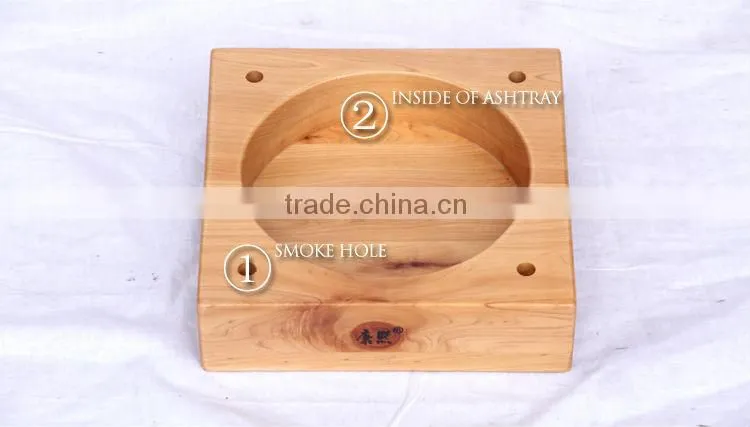 Quality solid wood wholesale ashtray, custom made ashtray