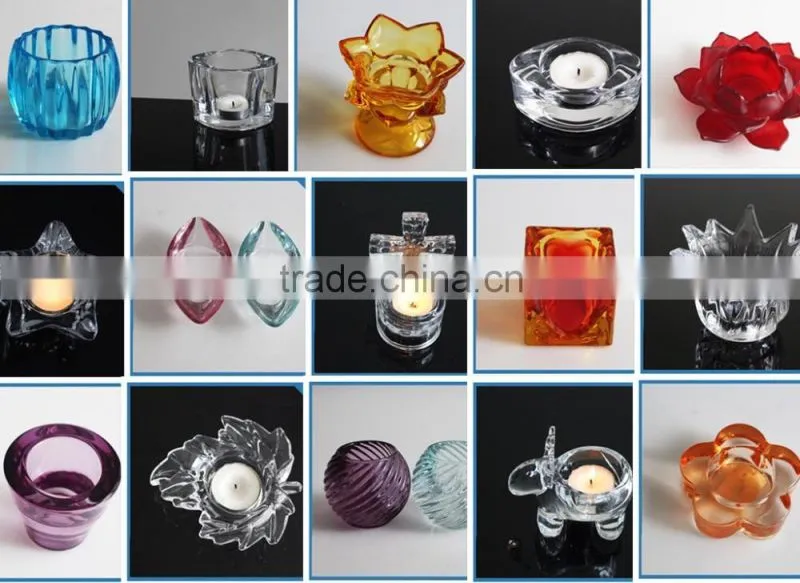 LX-Z264 rotary crystal tealight candle holder