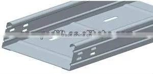 Cable tray roll forming machine with PLC control