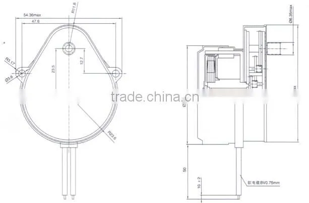 low speed 50TDJ5112 ac 220v mini synchronous motor displayed in alibaba website