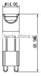 High lumen Low power Competitive price g9 led bulb