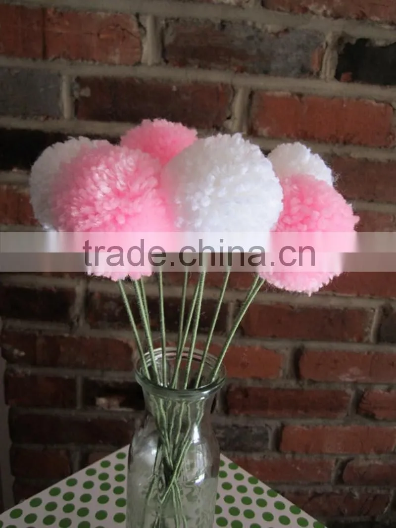 Custom Size Cassimere Pom Poms Pompom