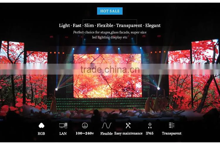 P9 Bendable Wedding LED Curtain Display Backdrop On Hot Sale