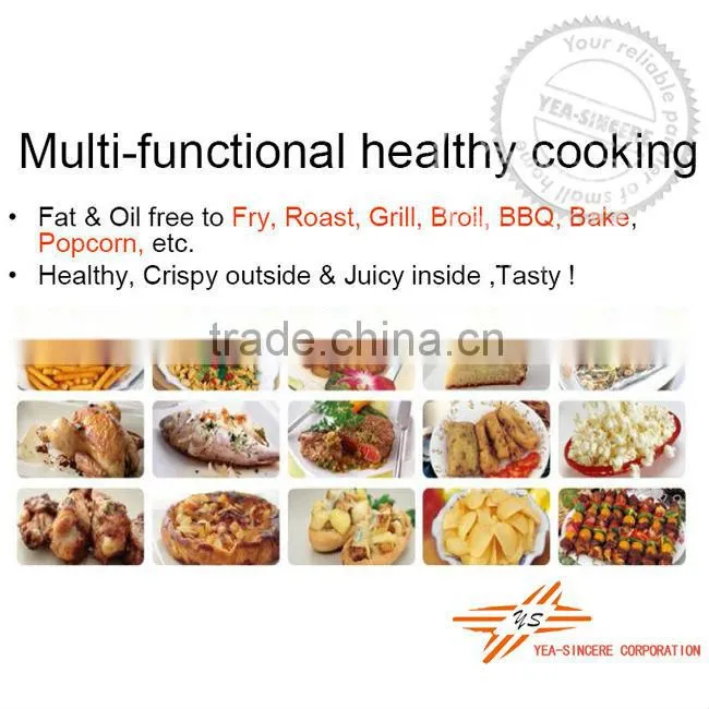Low Fat Electric Hot Air Fryer