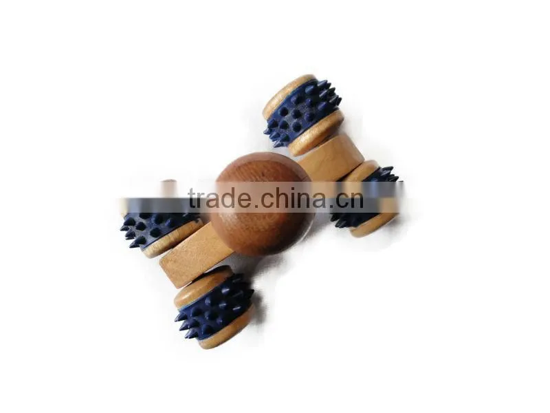 Car shape wooden massager