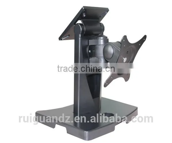 Dual pos touch stand for double sided lcd screen