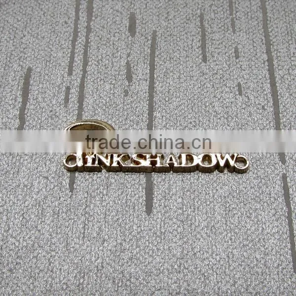 Cute Golden Color Metal Sewing Label