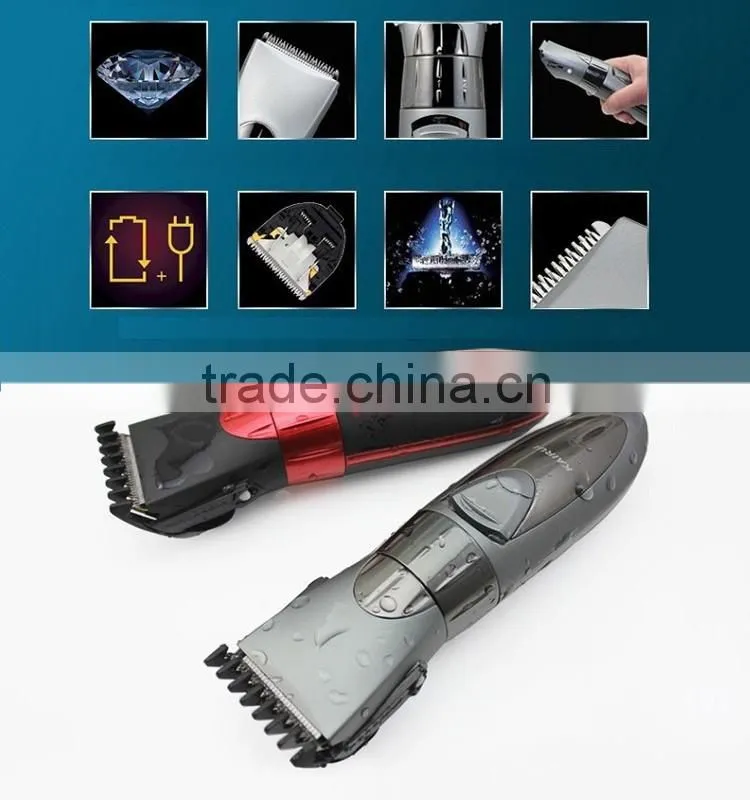 Kairui Profesional Full Waterproof Rechargeable Hair Clippers For Baby Adult Personal Products To Salon