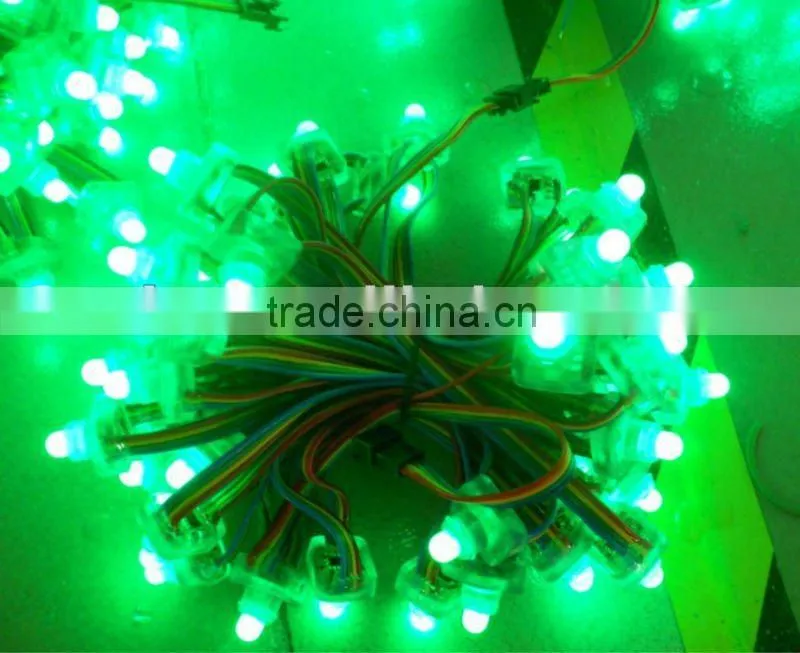 LED pixel module;WS2801 IC;IP68;DC5V;50pcs a string;13mm*13mm