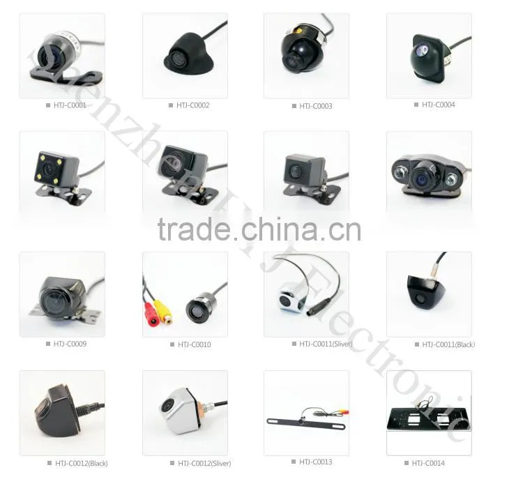Colorful 1099 night vision car parking camera suit for big screen
