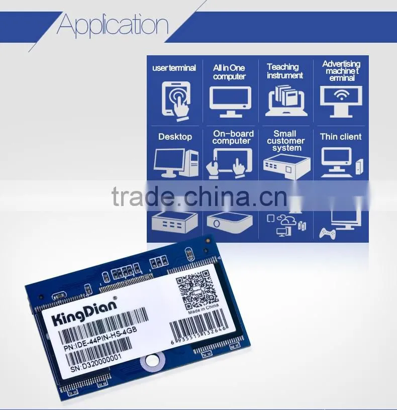KingDian solid state drive ssd hard disk 4-60GB ssd 8GB DOM disk on module hard drive for Desktop and Laptop