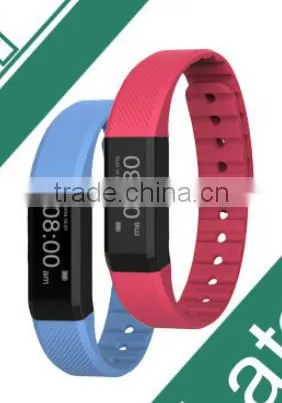 Bluetooth 4.0 Update Smartband Fitness Activity Tracker Bracelet Touch Screen Incoming Call& SMS Reminding Smart Bracelet