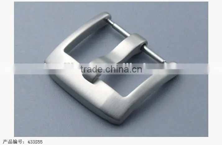 High-quality K070S brushed IP yellow gold watch strap buckle in 18 20 22 24mm