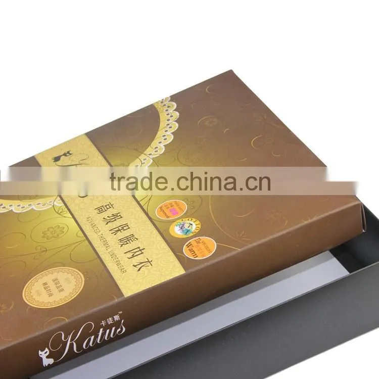 shenzhen paper design box packaging underwear