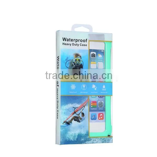 5.5 Inch Waterproof Cell Phone Case for iPhone 6 Plus 6 6S With Screws