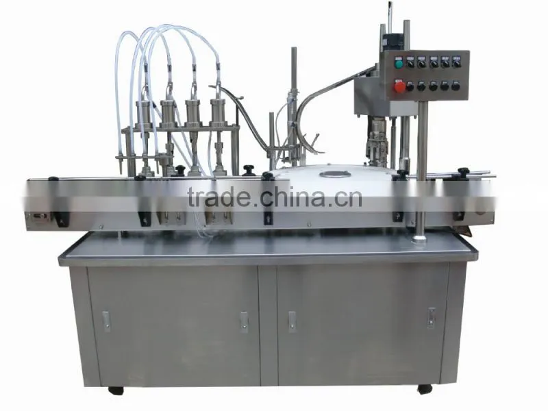 Automatic Bottle Liquid Filling Production Packaging Line