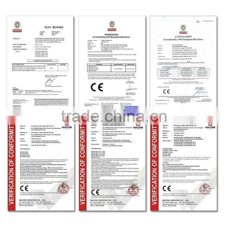 Single CCT Retractable Fan Shape LED Ceiling Pendant Lamp with CE-LVD/EMC/RoHS/ Photo-Biologic