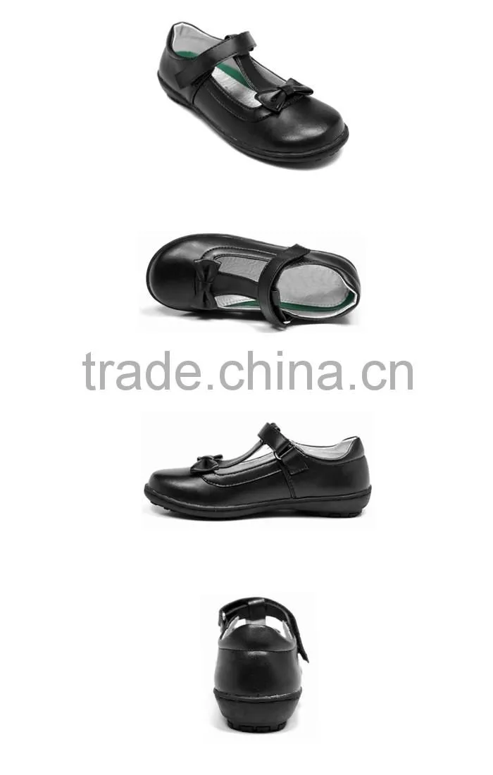 New Japanese Style Children International School Uniforms Shoes with Bow Knot Decoration