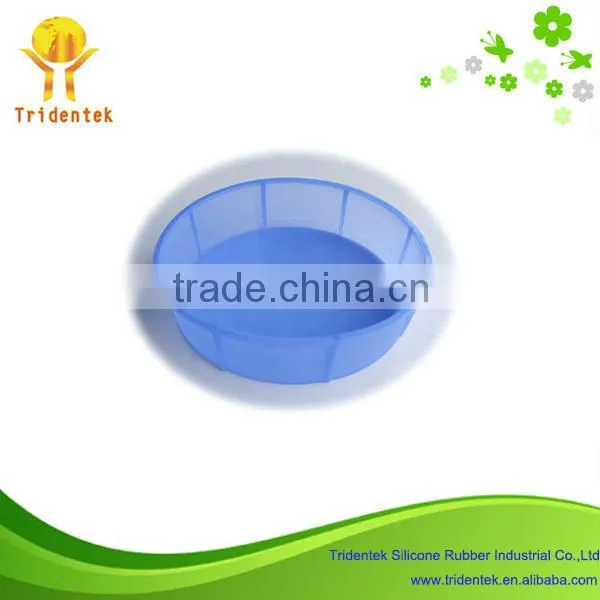 Traditional Food Grade Unbreakable Silicone Microwave Cake Pans