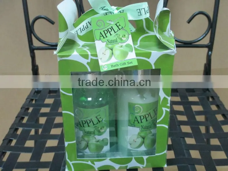 Apple series perfume shower cream and body cream wholesale