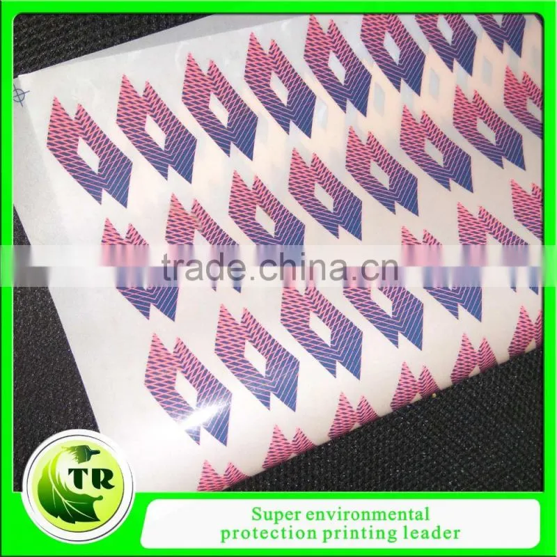 durable silicon reflective transfer printed logo for uniform
