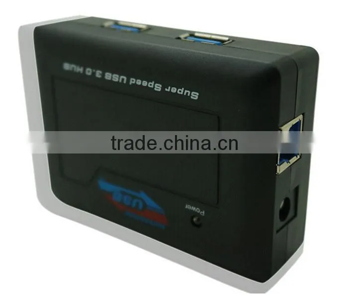 high speed 4 port USB 3.0 Hub with usb cable adapter splitter for computer laptop PC