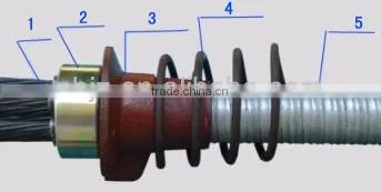 prestressed steel cable anchor made in Chinese prestress factory