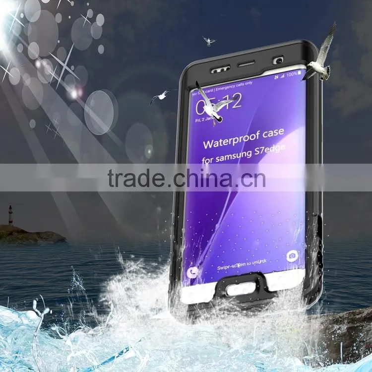 For Samsung Galaxy S7 S7edge Luxury Shockproof Waterproof Phone Cases Powerful Waterproof 6 Colors Avaliable Waterproof Cases