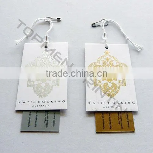 Custom Hang Tag for Clothing, Shining Star Cardboard Paper Garment Hang Tags