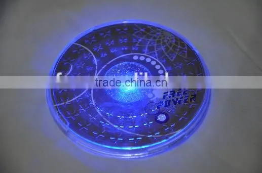 High quality colorful LED flash coaster /flash frink coaster/led flash bottle coaster