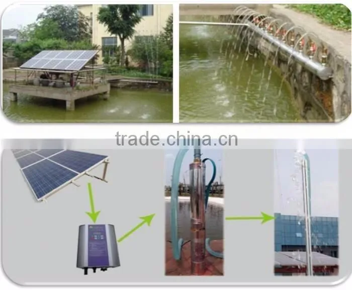 Solar irrigation system for agricultural irrigation