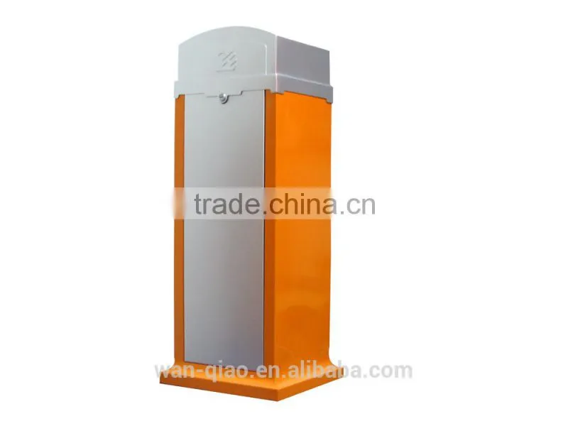 Vehicle entrance Automatic barrier gate with Fence pole