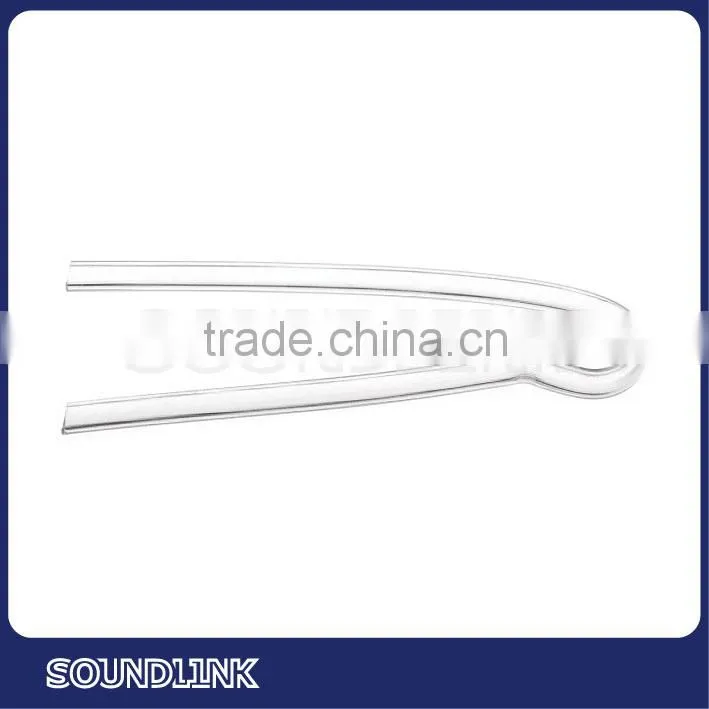 Transparent PVC prebent tubing for hearing aid