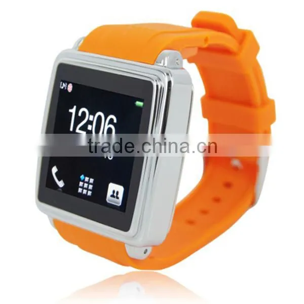 2014 cheapest 1.54 TFT touch screen bluetooth smart watch cellphone assistant