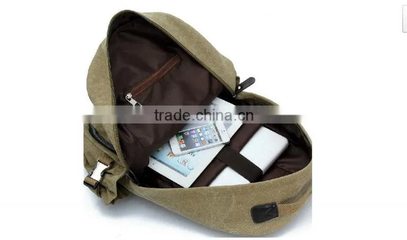 2015 Design Canvas Backpack Fashion School bags