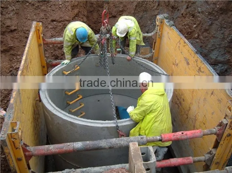 330mm x 230mm bright yellow bolt manhole steps/Step rungs