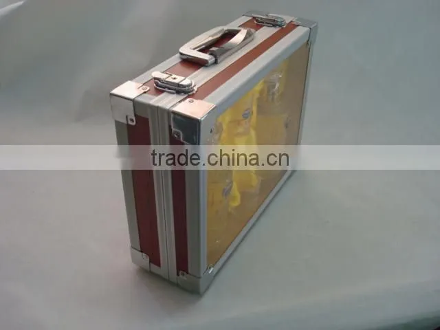 Aluminum high-end wine box,acrylic sweet wine case,wine bottle box