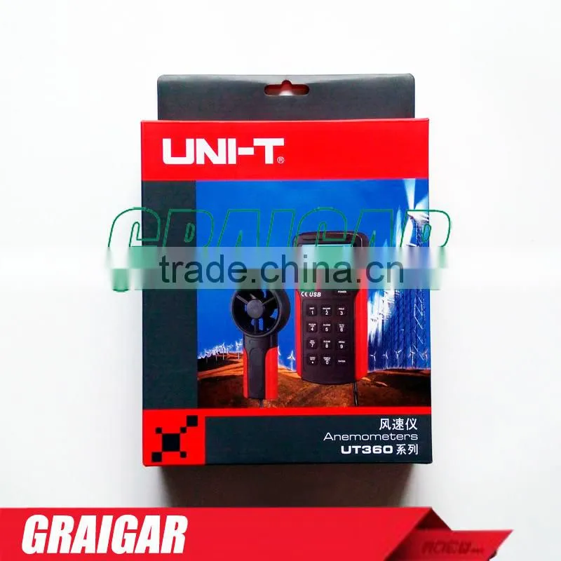 Digital Anemoscopes UNI-T UT361 high preciasion wind wheel type anemoscope Flow meter wind speed blast capacity Tester