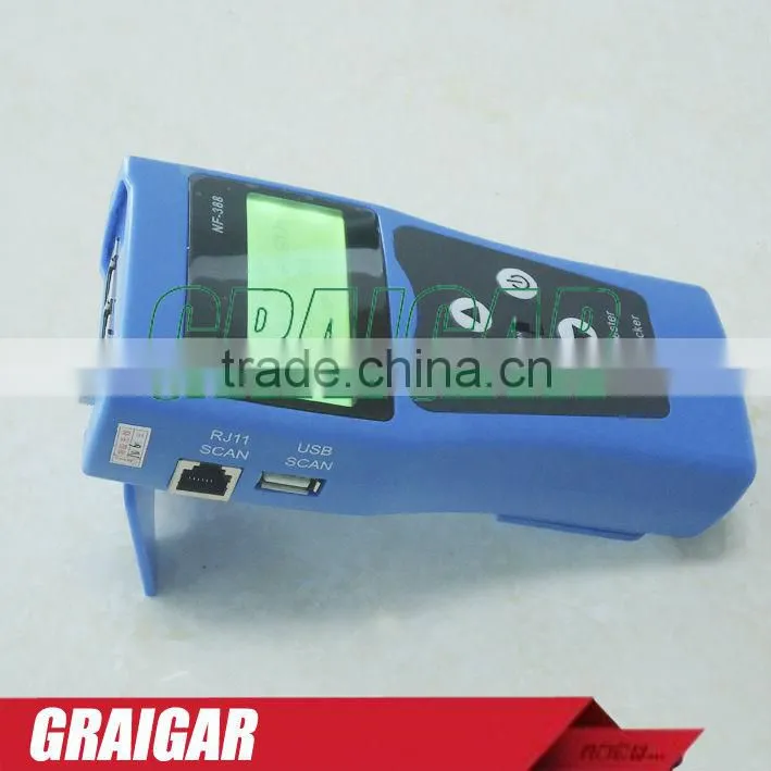Multipurpose LAN Cable Tester NF-388 Testing Network Coaxial Telephone USB Cable with 8 Remote Identifier Cable Length Tester