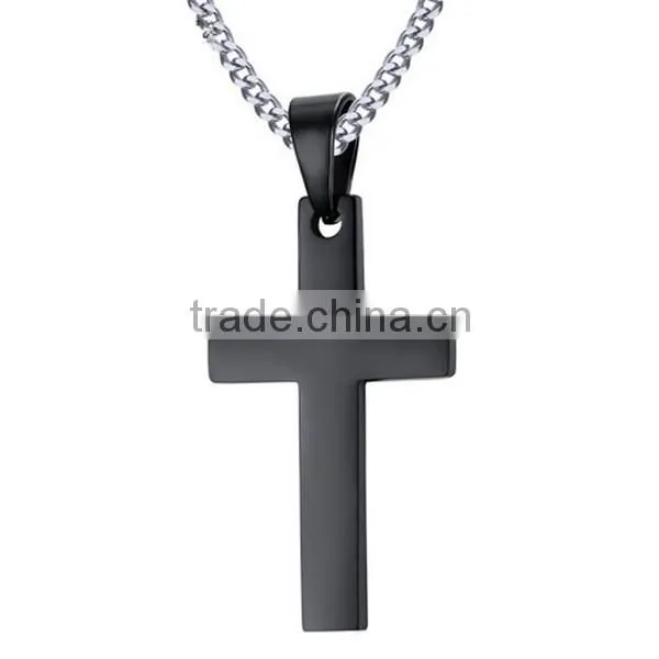 High Quality Fashion Cross Pendant Stainless Steel Necklace