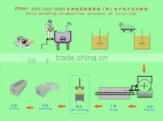 Paper pulp molding machine seedling tray Machine seedling tray machine price