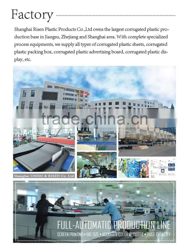 2-10mm Fluted Plastic corrugated Sheet box