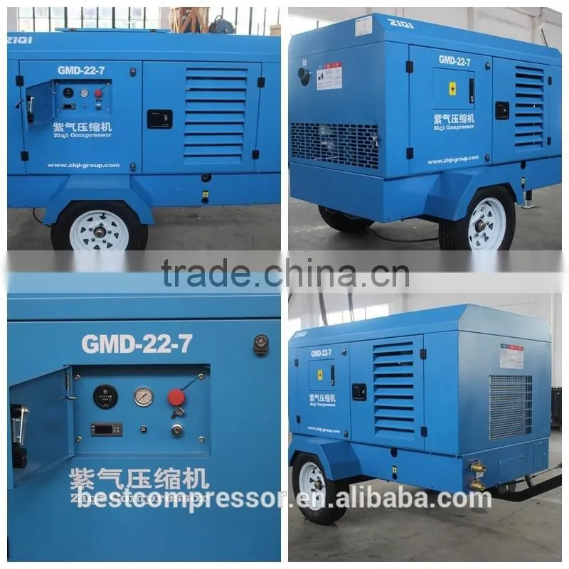 Portable air compressor for spray painting