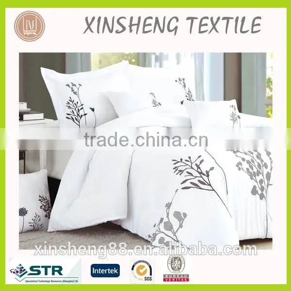 EMB MICROFIBER COMFORTER 3PCS