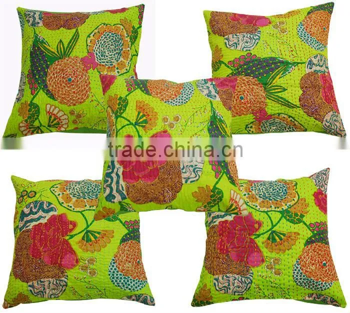 Bohemian Cushion Cover Hand Embroidery Design