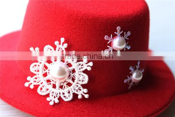 MYLOVE christmas craft christmas hat accessory 5" felt hat XMAS-04
